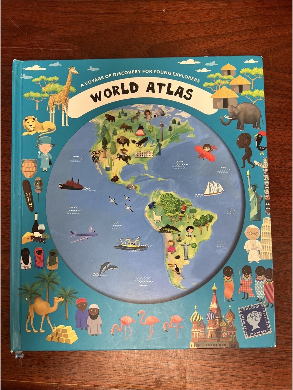 World Atlas by Jan Pasala and Jiri Dusek (2014, Hardcover)